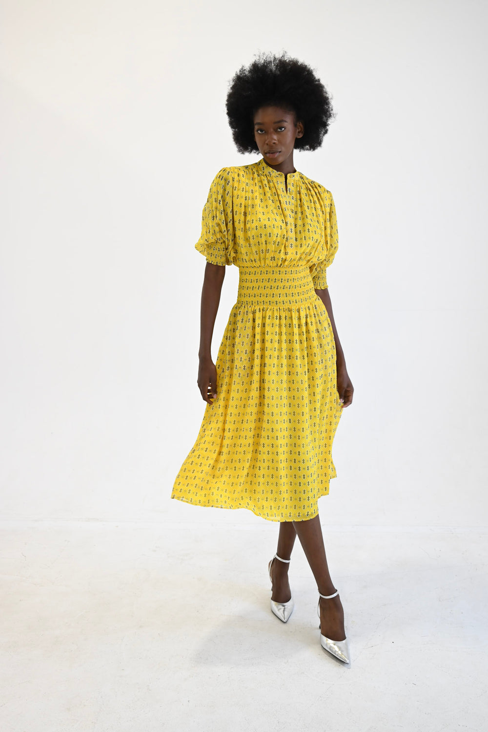 Cynthia Maxi Yellow Diamond