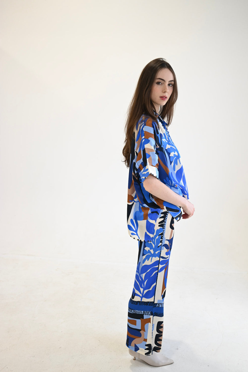 Palazzo Pants Scarf Print