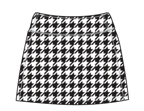 Straight Skirt - Golf Houndstooth