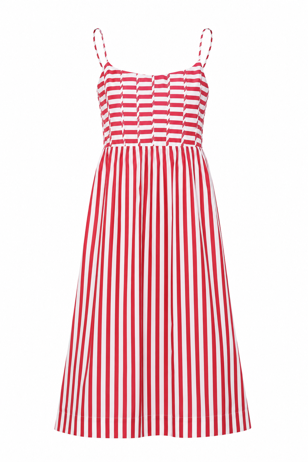 Corset Dress Red Stripe