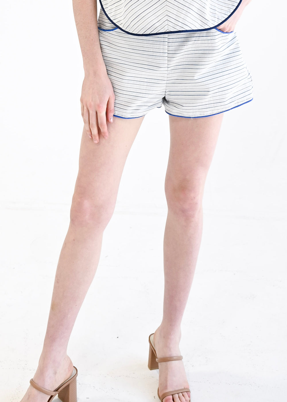 Amy Shorts Blue Stripe