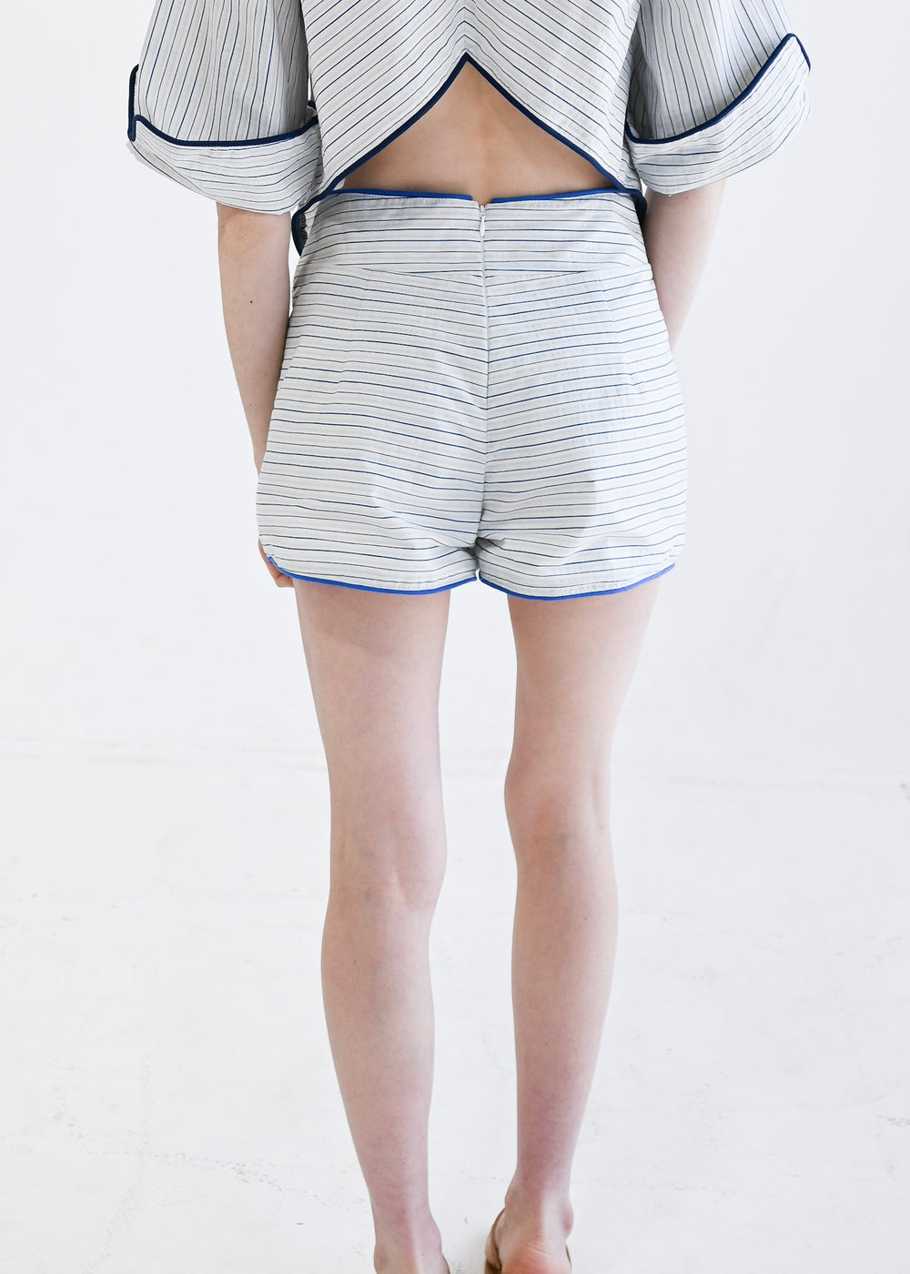 Amy Shorts Blue Stripe