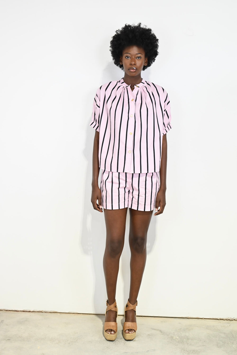 Elastic Sleeve Top