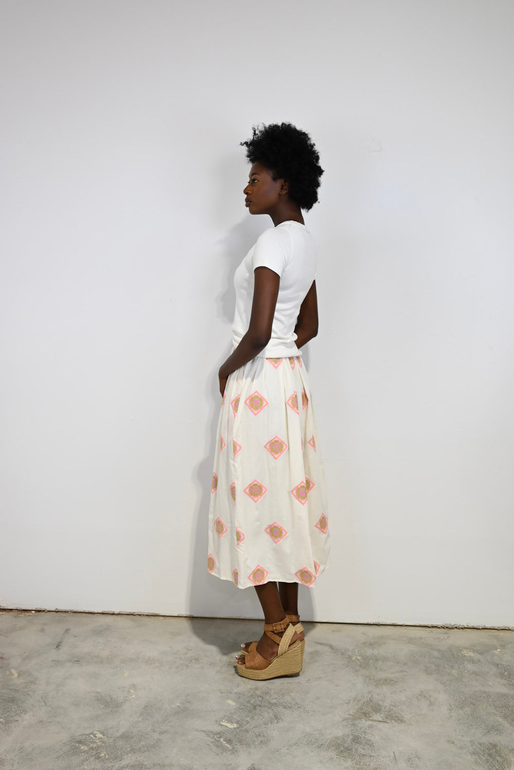 Yarrow Skirt Orchid Medallion