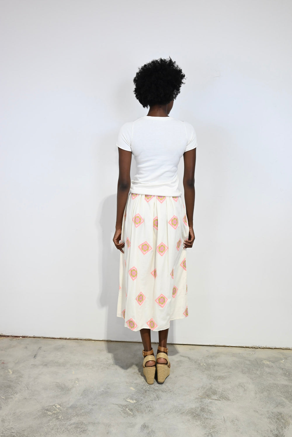 Yarrow Skirt Orchid Medallion