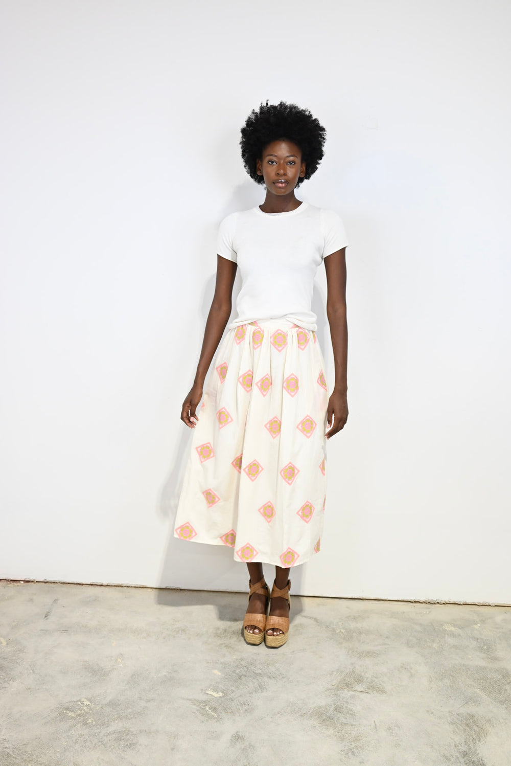 Yarrow Skirt Orchid Medallion