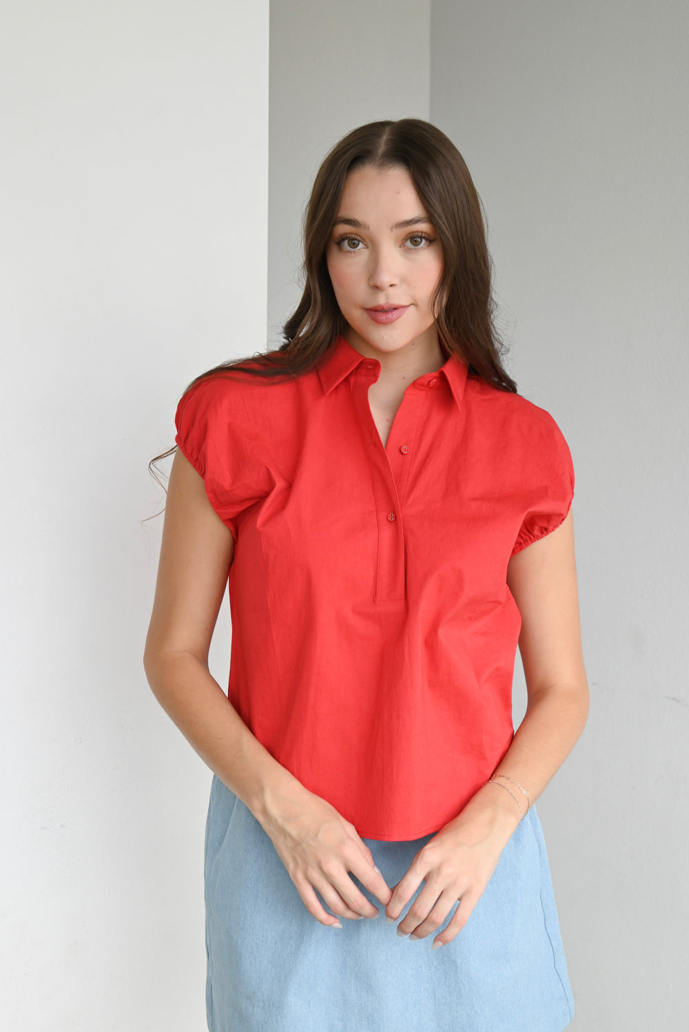 Goldfinch Top Red