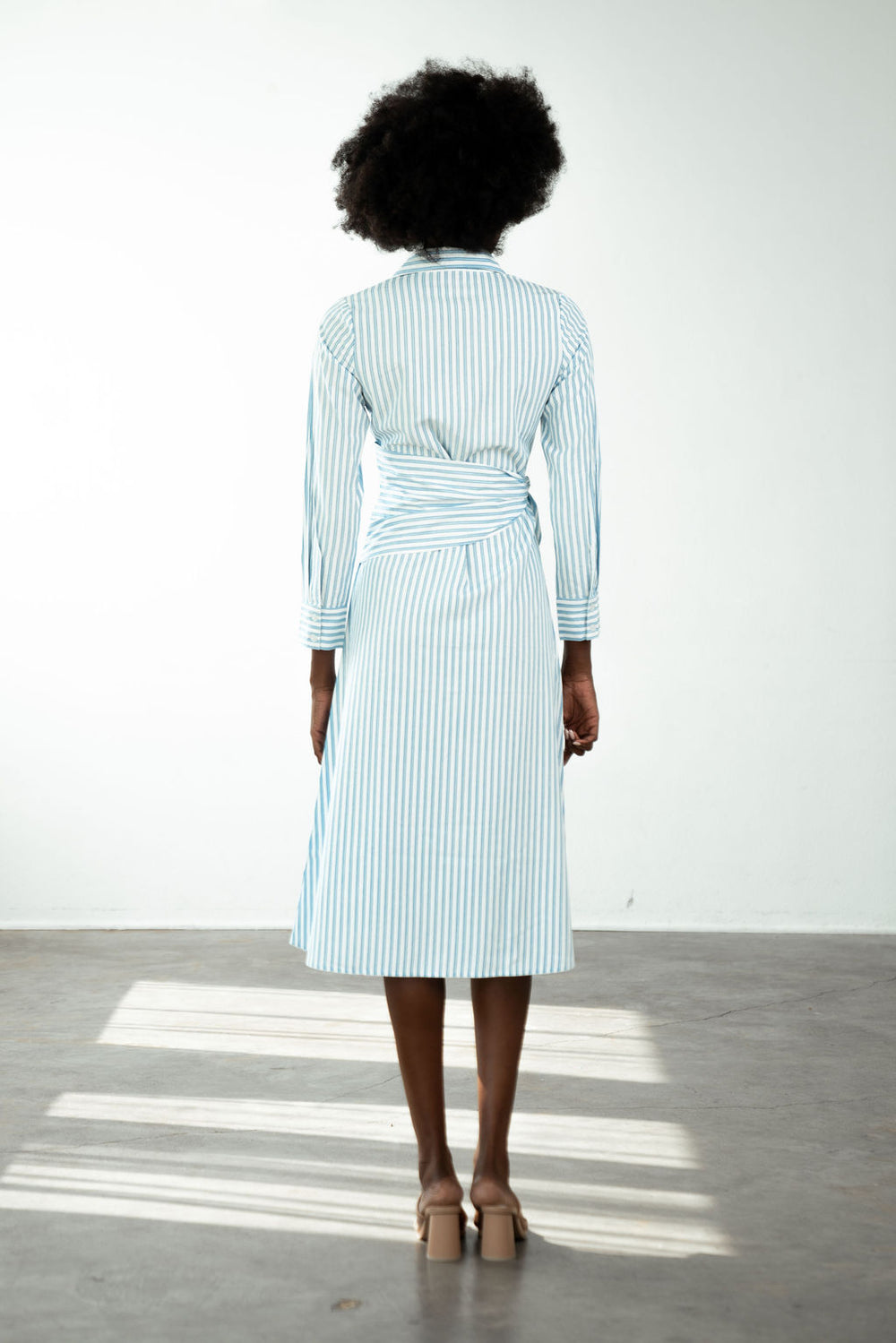 Sasha Shirt Dress Blue Stripe
