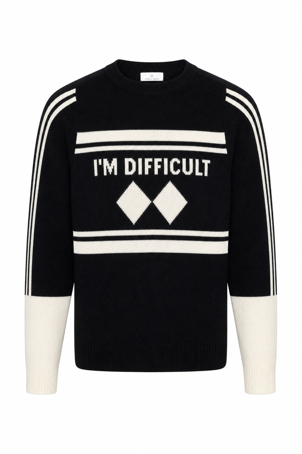 I'm Difficult Sweater Black