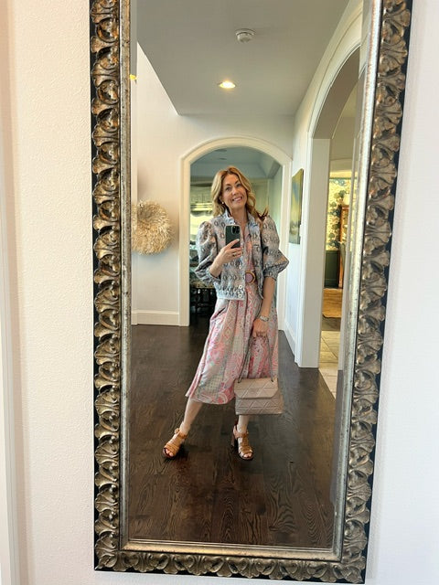 Shirt Dress - Neon Tribal