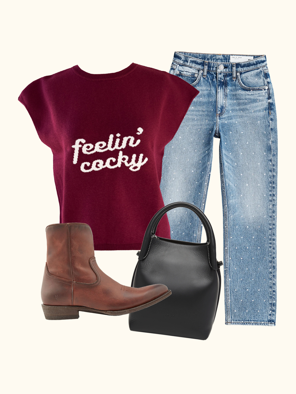 Game Day Sweater - Feelin' Cocky